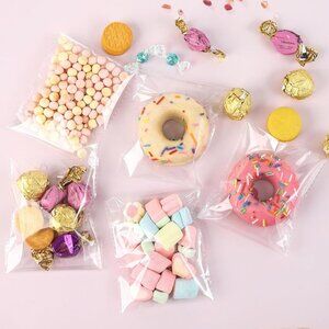 20 Clear Self-Sealing Bags – 4 x 6 Inches – Resealable Bags